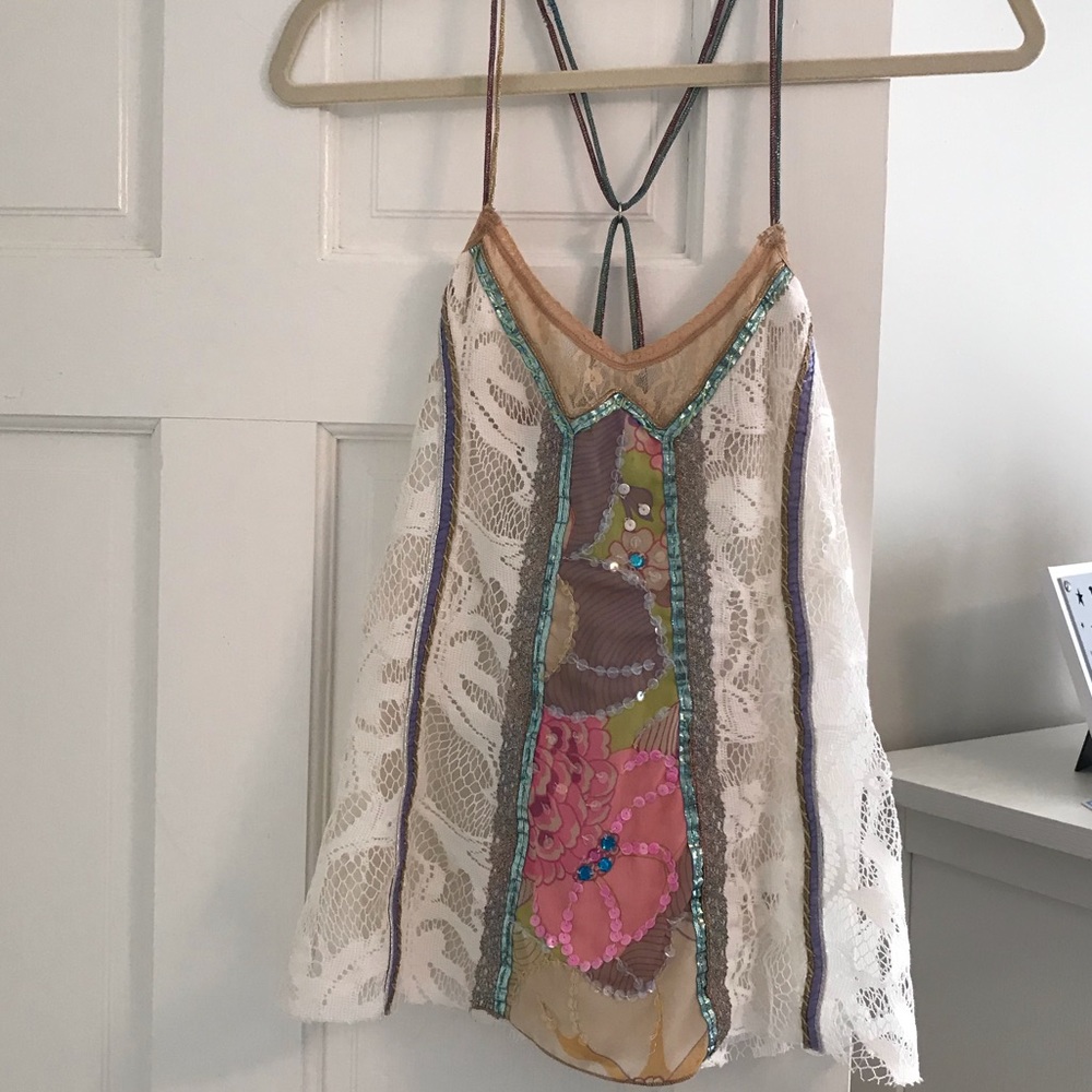 Free People Lace Tank